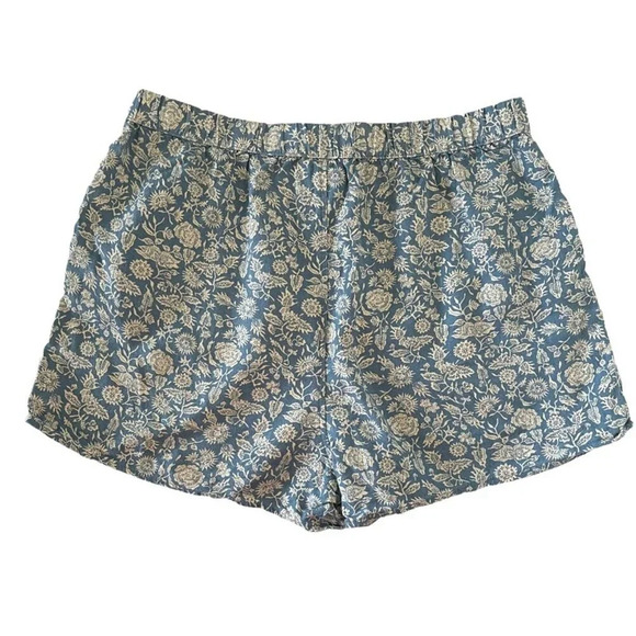 Universal Thread Floral Linen Rayon Blend Shorts Pockets Tropical Boho Size XL - Picture 3 of 9